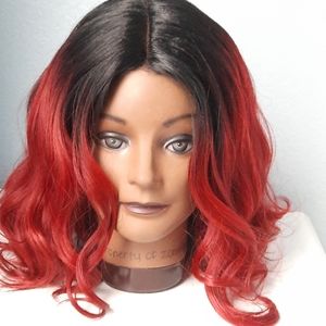 Bobbi Boss TT1B/RED LACINA Ombre Synthetic Wig